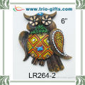 Polyresin Souvenirs Owl Shape Wall Hanging Ornaments